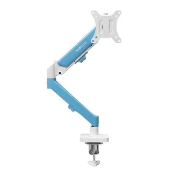 Suporte Articulado Para Monitor Zinnia Nimbo 110 Soft Blue Edition, 17 Pol a 32 Pol, Branco, ZNO-SBLUE110-WL01