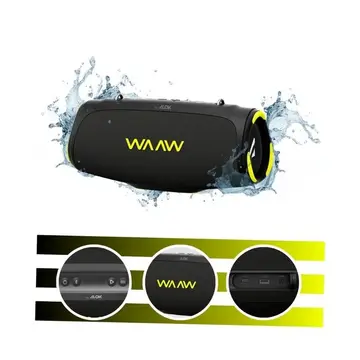Caixa de Som Bluetooth BOOMBOX BOOM 110 40W RMS IPX7 WAAW by ALOK