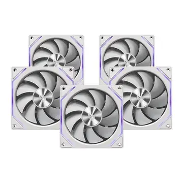 Kit Ventoinha Pichau Ventus NX, ARGB, 5x120mm, Branco, PCH-VTNX5-WH01