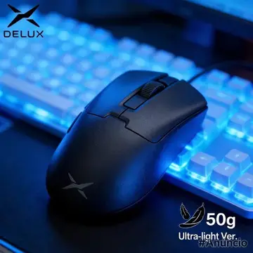 Mouse Sem Fio Delux M900Pro Ultra 1K Paw 3395 50g 500mAh