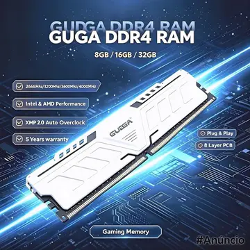 Memória Ram Gudga Ddr4 3200MHz