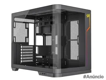 Gabinete Redragon Wideload Extreme Vidro Curvo Preto