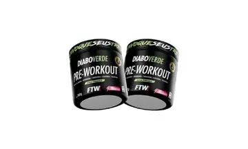 Kit 2x Pré Treino Diabo Verde Pre-Workout 150g FTW