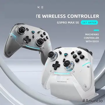 Controle Machenike G5 Pro Max SE com Hall Effect, Base de carregamento e RGB