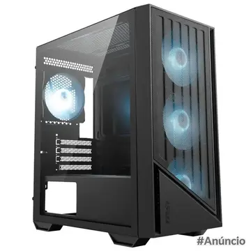 Gabinete Gamer Msi Pro Force M051A Mini Tower Vidro Temperado M Atx Com 4 Fans Rgb Preto 306 7G12N03 Hh9