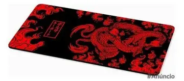 Mousepad Gamer Antiderrapante 80x30cm Jogos Dragão Chinês