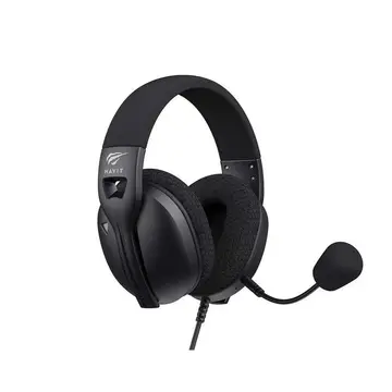 Headset Gamer Havit Fuxi H5D Rgb Drivers De 50Mm P3 Multiplataforma Preto Fuxi H5D Black