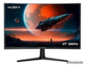 Monitor Gamer Curvo Husky Boreal 27 Fhd 260hz 1ms Va