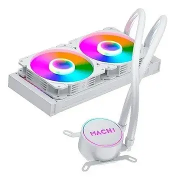 water cooler mach1 logic gk240w 240mm branco