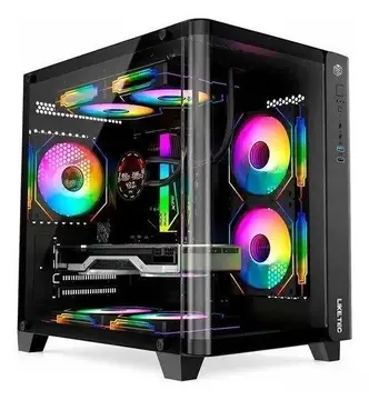 gabinete liketec madness mini tower micro-atx preto