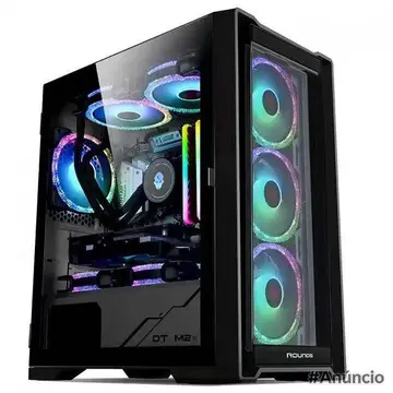 gabinete round5 astra black mid tower
