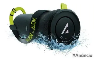 caixa de som waaw boom 100sb 40w 20h ipx7 preto