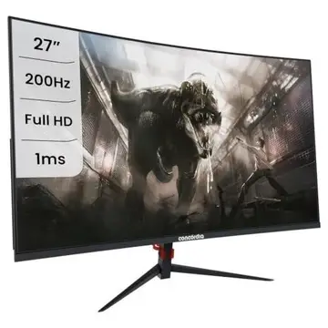 monitor concórdia gamer curvo 27 200hz full hd 1ms freesync premium