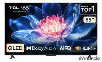 TV TCL 55T6C 55" 4K QLED Google TV