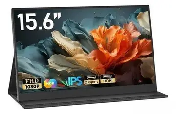 monitor portátil 15.6 fhd 1080p 60hz usb-c hdmi