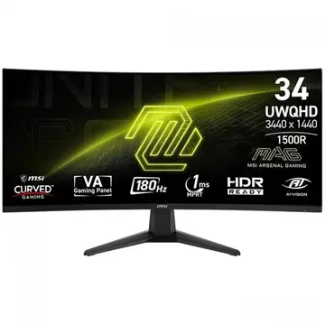 Monitor MSI 34" VA 180Hz 1ms