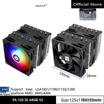 cooler thermalright peerless assassin 120 se black