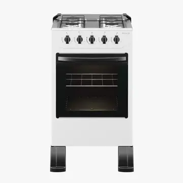 Fogão Piso 4 Bocas Braslar New Sirius Mesa Inox Acendimento Manual Branco 110V