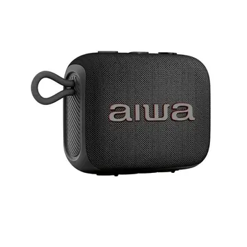 Caixa de Som Portátil Mini Speaker AIWA AWS-SP-07-B, Bluetooth, Bivolt, Preto Kabum