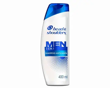 Head & Shoulders Shampoo Anticaspa Men 3 em 1, 400 ml