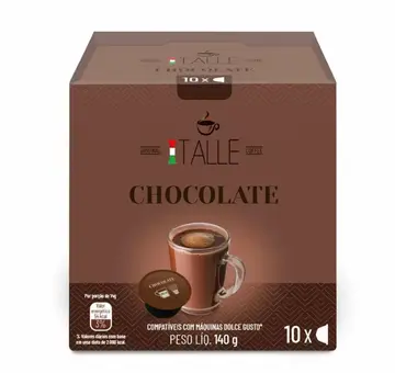 cápsulas de café dolce gusto chocolate café italle 10 und