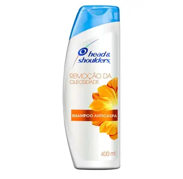shampoo head & shoulders anticaspa remoção da oleosidade 400 ml