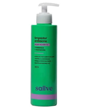 limpador facial sallve antiacne 300ml