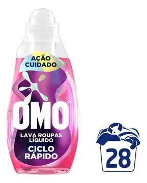 produtos de limpeza omo ciclo rápido 1,4l