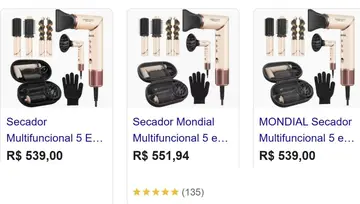 eletrodomésticos mondial secador multifuncional 5 em 1 sm-01-bldc-cp 127v