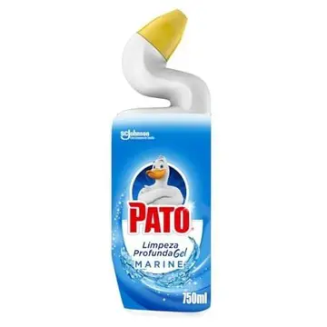 limpeza e higiene pato limpador sanitário gel desinfetante marine 750ml