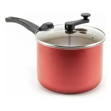 cozinha panela pipoqueira grande tampa vidro antiaderente