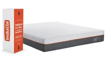 colchão indubcol enjoy king 193x203cm visco 25cm