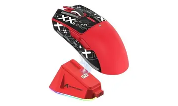 Mouse Gamer Sem Fio Attack Shark X11 PixArt PAW3311 Com Três Modos BT 2.4G E Base De Carregamento - AULA