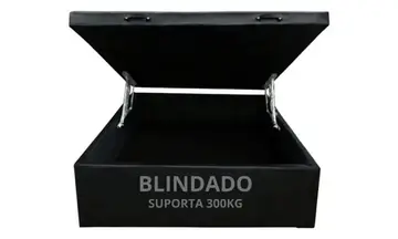 Cama Baú Guarda Amante Casal - 138x188cm Blindado / Reforçado