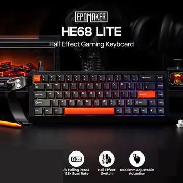 teclado epomaker he68 lite