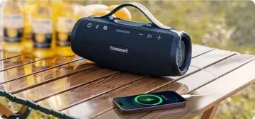 Tronsmart Mirtune S100, 50w, Equalização via App, à prova d'agua Ipx7, Função Power Bank, autonomia de 20 horas