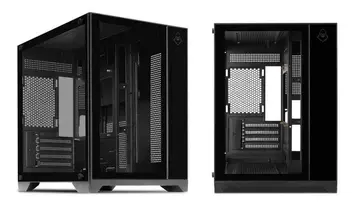 Gabinete Gamer Aquário Mancer Cv100, Mid-Tower, Lateral De Vidro, Preto