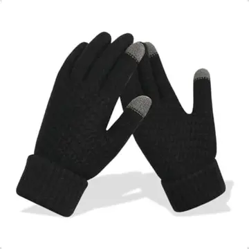 Luva De Frio Inverno Lã Térmica Forrada Quentinha Touch Screen Celular Tablet Notebook Adulto Resistente Esportiva
