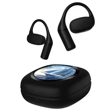 Fone Ouvido Sem Fio Aurafit X5 Ows com Tela Tft Hd 1.7''Tradução por Ia4gb Armazenamento e App Android/iOS ​ ​