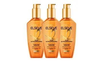 Kit 3 Óleo Capilar Elseve L'Oréal Paris Óleo Extraordinário 100ml - 3 unidades