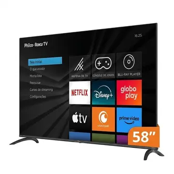 TV Philco 58" 4K Roku TV