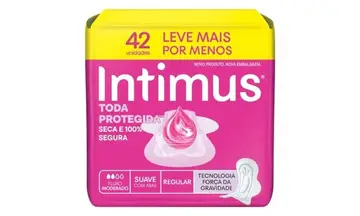 Absorvente Intimus Toda Protegida Dia Suave Com abas - 42 un