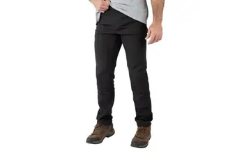 Field & Stream Calça masculina de camada dupla Sfyk Shoot from Your Knee, Preto, 36W / 30L TAM 46 BR