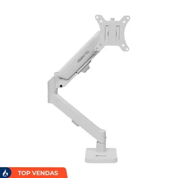 Suporte Articulado Para Monitor e Tv Zinnia Nimbo 110, 13 Pol. a 32 Pol., Branco