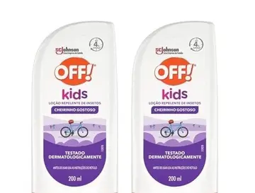 OFF! Kids Loção Repelente de Insetos Infantil, 2 Unidades de 200ml