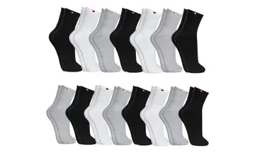 Kit 15 Pares Meias Sport Algodão Cano Médio Sandrini Confort