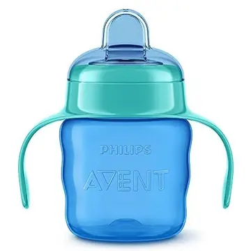 Copo De Transição Philips Avent 200ml 6m+ Azul com Alças