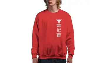 Junk Food masculino padrão x NBA-LC Stacked - oficialmente licenciado adulto gola redonda G