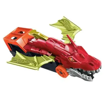 Hot Wheels City Pista de Brinquedo Reboque de Dragão 3 anos