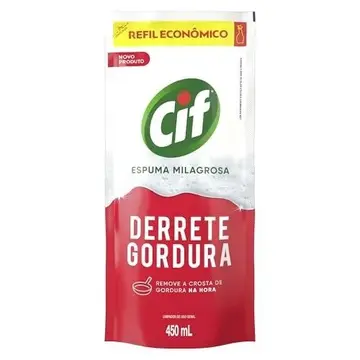 Limpador Especialista CIF Derrete Gordura 450 ml Refil Econômico Packaging May Vary